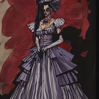 Shardhaven style, Midjourney V6.1: haute-couture fashion outfit