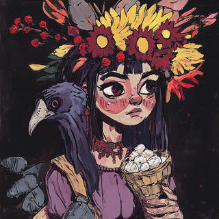 Shardhaven style, Midjourney V6.1: traditional folk art