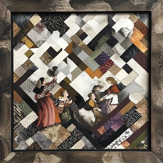 Cablecloak Futurism style, Midjourney V6.1: classical 18th-century oil painting