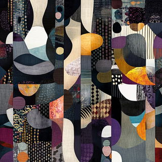 Cablecloak Futurism style, Midjourney V6.1: creative pattern composition