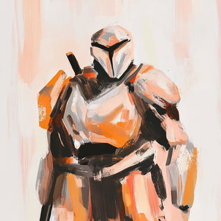Shoreline Inside the Hand style, Midjourney V6.1: concept art character design of retropunk steam knight