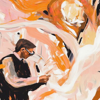Shoreline Inside the Hand style, Midjourney V6.1: editorial illustration for popular scientific magazine cover
