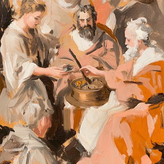 Shoreline Inside the Hand style, Midjourney V6.1: classical 18th-century oil painting