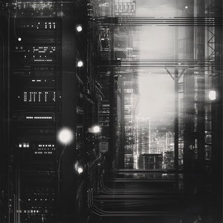 Engraved Megalopolis style, Midjourney V6.1: technical infrastructure blueprint schematics