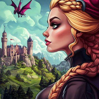 Tealflare Storycraft style, Midjourney V6.1: retro fairy-tale illustration