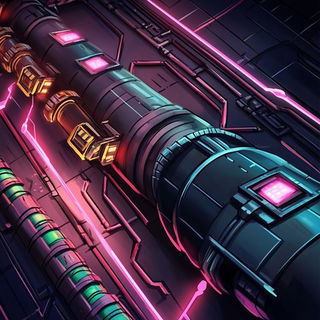Tealflare Storycraft style, Midjourney V6.1: technical infrastructure blueprint schematics