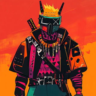 Gloamhide style, Midjourney V6.1: concept art character design of retropunk steam knight