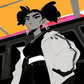 Gloamhide style, Midjourney V6.1: black-and-white manga comic strip