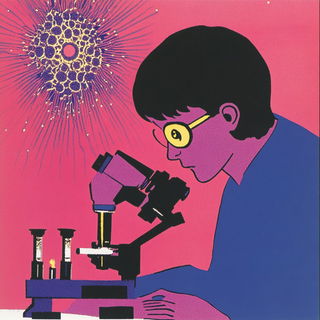 Impastelle style, Midjourney V6.1: editorial illustration for popular scientific magazine cover