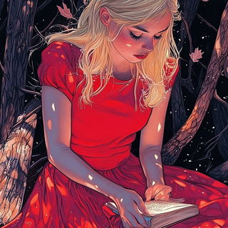 Cinebrume style, Midjourney V6.1: retro fairy-tale illustration