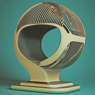 Sunset Track Anime style, Midjourney V6.1: abstract 3D render