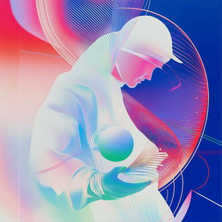 Heraldiflora style, Midjourney V6.1: editorial illustration for popular scientific magazine cover