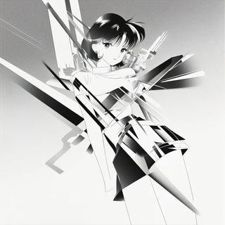 Heraldiflora style, Midjourney V6.1: black-and-white manga comic strip