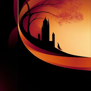 Saffronfoil Diptych style, Midjourney V6.1: retro fairy-tale illustration