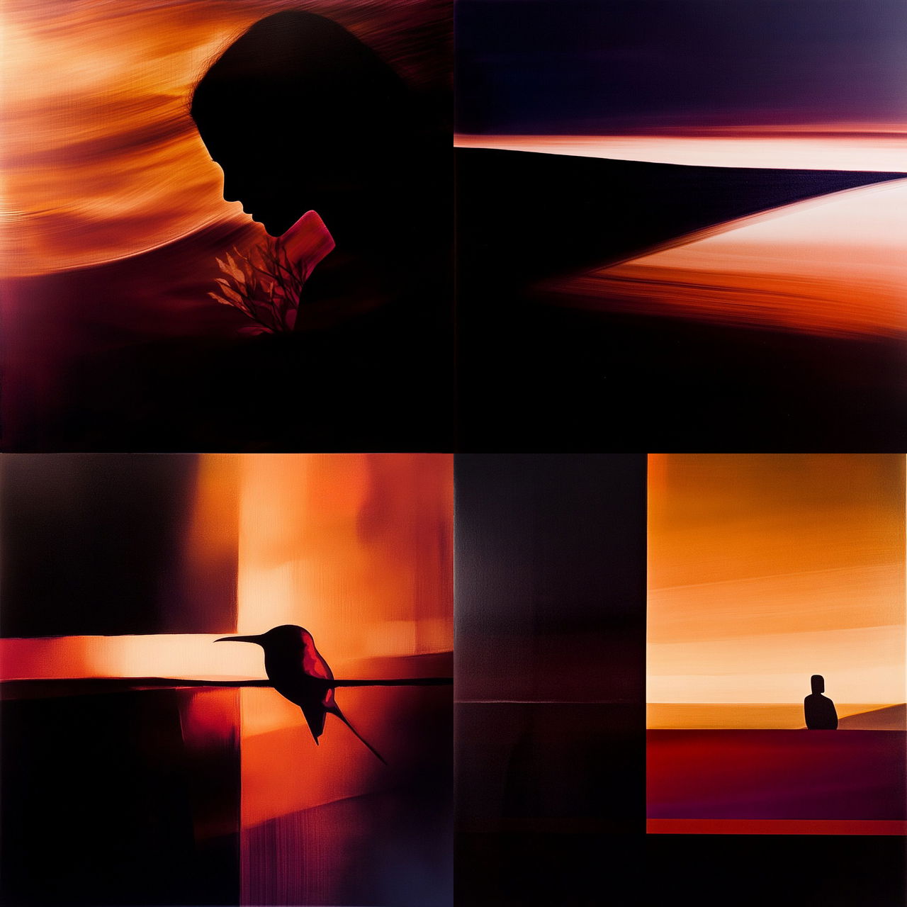 Saffronfoil Diptych style, Midjourney V6.1, render 1 of 4