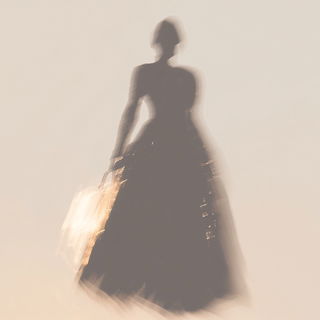 Inkprosthetica style, Midjourney V6.1: haute-couture fashion outfit