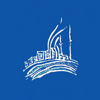 Stratacut style, Midjourney V6.1: bold minimalist logo design for Istanbul city municipal services