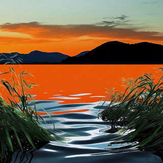 Pale Plate Topography style, Midjourney V6.1: realistic landscape photograph of quiet dawn