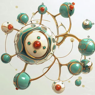 Rosarium Via style, Midjourney V6.1: abstract 3D render
