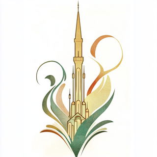 Rosarium Via style, Midjourney V6.1: bold minimalist logo design for Istanbul city municipal services