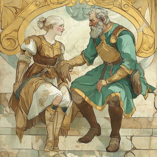 Rosarium Via style, Midjourney V6.1: classical 18th-century oil painting