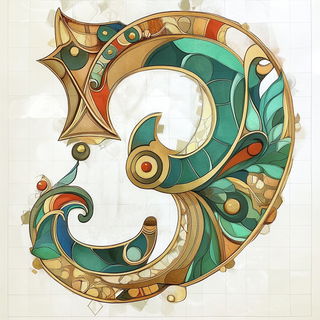 Rosarium Via style, Midjourney V6.1: typographic composition with large letters