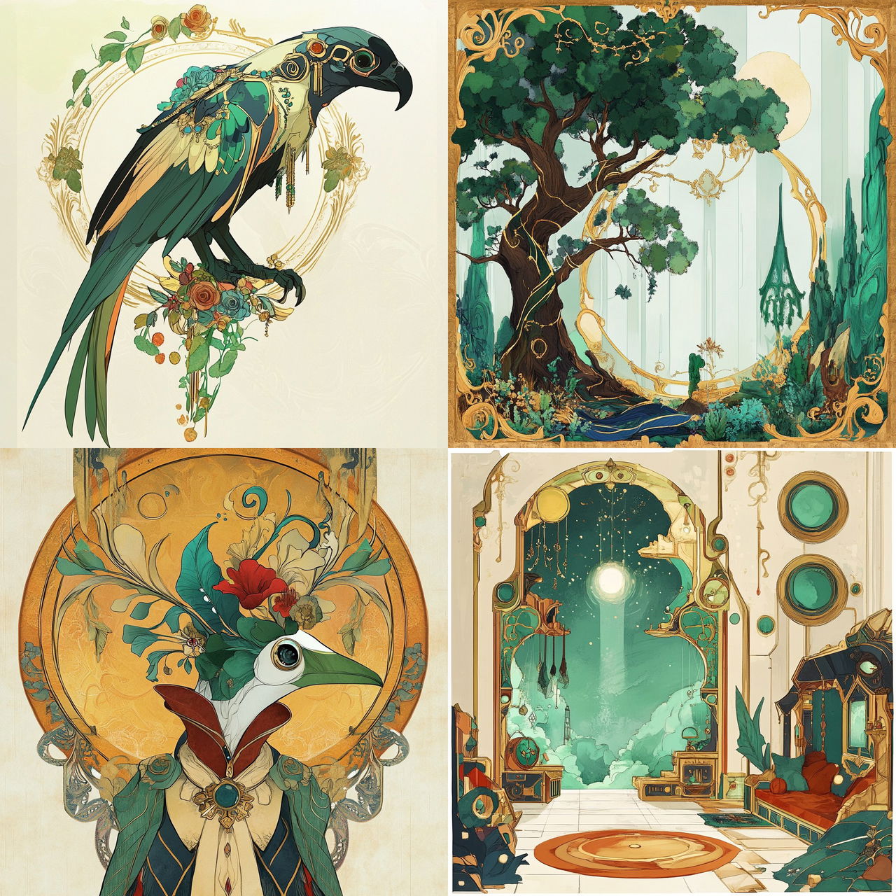 Rosarium Via style, Midjourney V6.1, render 1 of 4