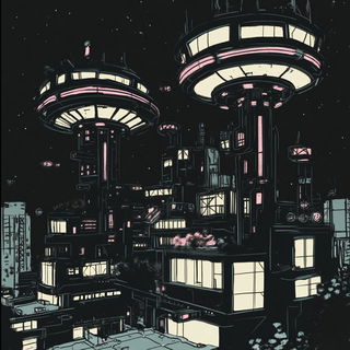 Lavacelestia style, Midjourney V6.1: megacity with futuristic bioarchitecture