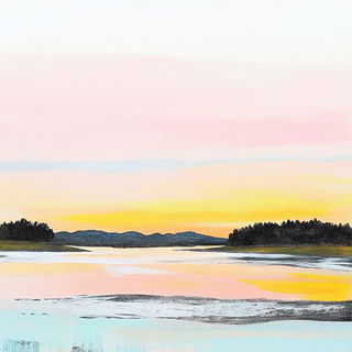 Catenary Roam style, Midjourney V6.1: realistic landscape photograph of quiet dawn