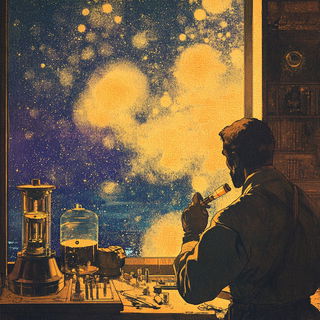 Papercourt Diorama style, Midjourney V6.1: editorial illustration for popular scientific magazine cover