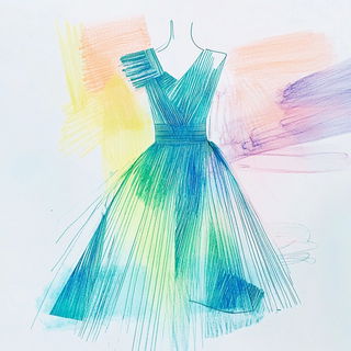 Monolithome style, Midjourney V6.1: haute-couture fashion outfit
