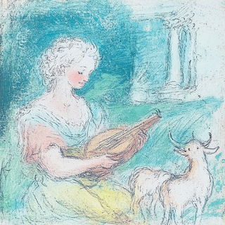 Monolithome style, Midjourney V6.1: classical 18th-century oil painting