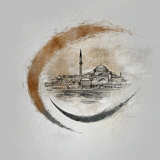Floraquarto style, Midjourney V6.1: bold minimalist logo design for Istanbul city municipal services