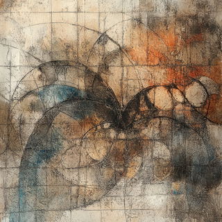 Floraquarto style, Midjourney V6.1: creative pattern composition