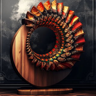 Squeegee Meridian style, Midjourney V6.1: abstract 3D render