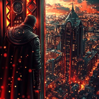 Squeegee Meridian style, Midjourney V6.1: cinematic shot from sci-fi movie