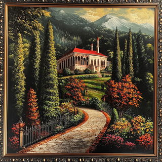 Squeegee Meridian style, Midjourney V6.1: classical 18th-century oil painting