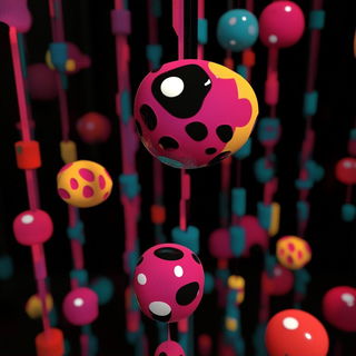 Mosaicroot style, Midjourney V6.1: abstract 3D render