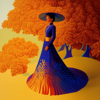 Pyrographic Battle Deco style, Midjourney V6.1: haute-couture fashion outfit