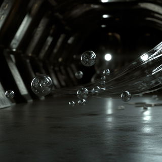 Cranial Panorama style, Midjourney V6.1: abstract 3D render