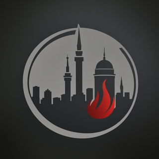 Cranial Panorama style, Midjourney V6.1: bold minimalist logo design for Istanbul city municipal services