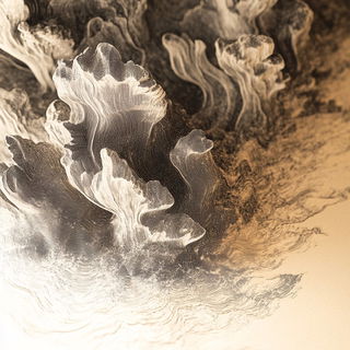Astrofolia style, Midjourney V6.1: abstract 3D render