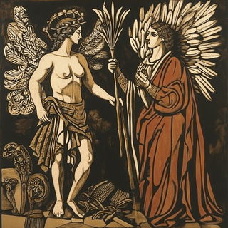 Castellacrimson style, Midjourney V6.1: classical 18th-century oil painting