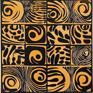 Castellacrimson style, Midjourney V6.1: creative pattern composition