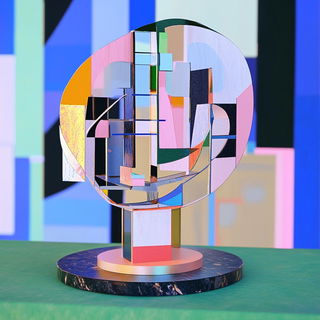 Aeroquarry style, Midjourney V6.1: abstract 3D render