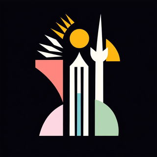 Aeroquarry style, Midjourney V6.1: bold minimalist logo design for Istanbul city municipal services