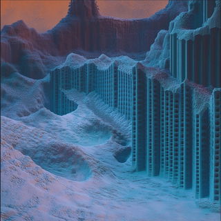 Iconoclay style, Midjourney V6.1: abstract 3D render
