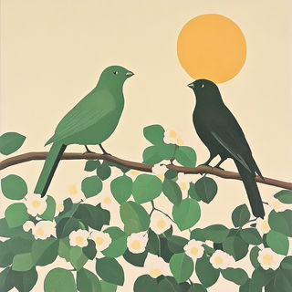 Contourwild style, Midjourney V6.1: traditional folk art