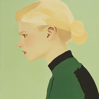 Contourwild style, Midjourney V6.1: photographic portrait of female protagonist