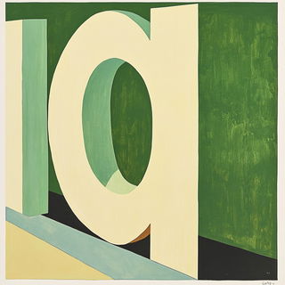 Contourwild style, Midjourney V6.1: typographic composition with large letters